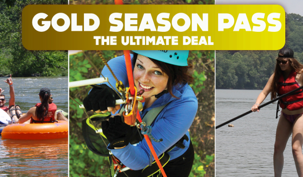 Gold season pass graphic for River Riders