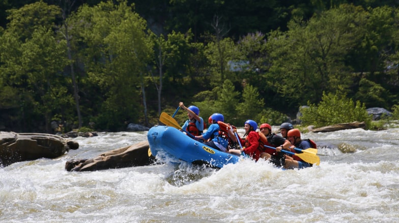 white water rafting camping trips maryland