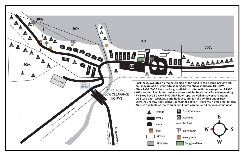 Campground Map Harpers Ferry Campground River Riders
