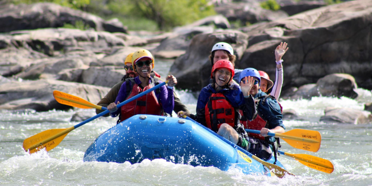 group rafting with river riders in harpers ferry